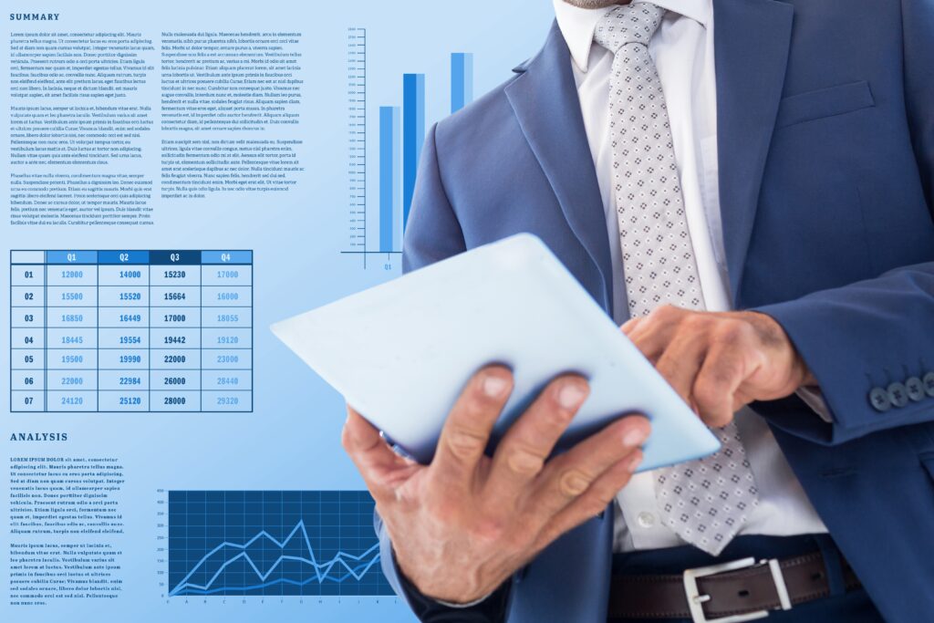 close-up-executive-working-with-his-tablet